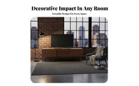 Vintage Design Media Cabinet Sturdy Wood Construction Wooden TV Cabinet Paint Finish Floor Standing TV Unit for Small Apartment Owners, Bedroom