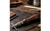 Adjustable Stitching Groover Ergonomic Creasing Tool Sturdy for Leathercrafters