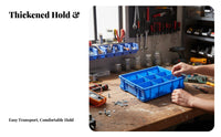 Easy Sorting Multicompartment Hardware Case sturdy Construction Parts Container durableDuty Compartment Box Stackable Design for Mechanics, DIY hobbyists, Workshop, Home Organization, work locations, Fishing