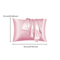 Silky Satin Pillowcase Glossy Satin Pillow Cover Frizz Control Bedding Long-Lasting for Bedroom