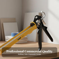 Silicone Labor-Saving Design Caulking Tube Dispenser Effortless Flow Long-Lasting Metal Construction for DIYers, Home Repair