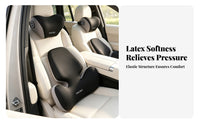 2 Pieces Contoured Ergonomic Car Cushion Matching Car Seat Cushion Pair for Automotive Seats
