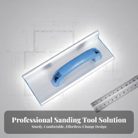 Lightweight Aluminum Hand Sander Long-Lasting Corner Sanding Tool Easy to Use for Decorators, Painters, Home Renovation, Workshop