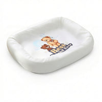 Pet Bed Dust Cover Soft Dog Bed Cover with Elastic Edge Lightweight for Living Room