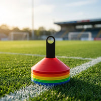 Soccer Training Cones, Agility Disc Cones for Football Basketball Drills, Field Marker Saucers, Thickened Durable