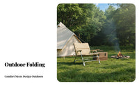 Foldable Design Padded Collapsible Armchair Sturdy Frame Collapsible Camp Chair Heavy-Duty Folding Seat Wear-Resistant for Campers, Families, Camping, Picnic, Picnics, Bonfires