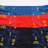 Men's Breathable Modal Boxers with Moisture Wicking Flat Leg Design for Daily Wear, Soft Active Underwear Multipack for