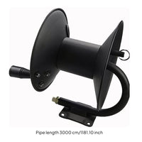 Pressure Washer Hose Reel with Hand Crank Industrial High-Pressure Hose Reel for Automotive Detailers, Workshops