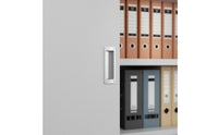 Lockable Doors Steel Document Cabinet Adjustable Shelves Metal Filing Cabinet Easy to Clean Tall Office Storage Locker for Archive Room