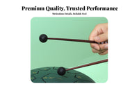 2 Pieces Celestial Drum Sticks Solid Wood Percussion Drum Drum Mallets Mellow Sound Steel Drum Beaters for Beginners, Kids, Meditation