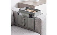Sofa Armrest Organizer Deluxe Sofa Organizer with Tray Multi-Compartment for Living Room