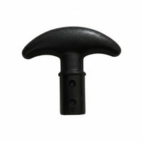 Ergonomic T-Grip Paddle Handle Lightweight T Paddle Handle Stable Boating Accessory Shock Absorbing for Canoeists