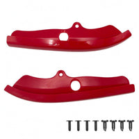 Sleek Bumper Lip Corner Guard Curved Front Bumper Lip Guard Mounting Holes Splitter Protector Trim Black Hardware