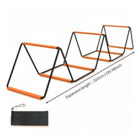 Modular & Connectable Butterfly Agility Ladder Improves Balance & Coordination Multifunctional Agility Ladder Long-Lasting Material Foldable Training Hurdles Stable Design for Backyard, Home Gym