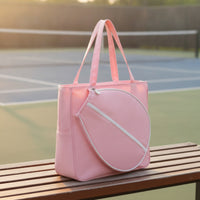 Tennis Tote Bag Spacious Tote Bag with Shoe Compartment Roomy for Athletes