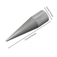 Round Punch Pointed Tip Cone Punch Silver-Gray Finish