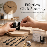 High Torque Quartz Clock Movement Kit with Long Hands for DIY Clock Repair