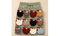 Handmade Crochet Egg Collecting Apron Cute Egg-Collecting Apron Soft Charming for Homestead