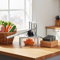 French Fry Cutter Easy to Use Fry Strips Maker Stainless Steel Manual Press Cutter for Snack Shop
