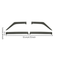 4 Pieces RC Window Visor with Tape Molded Window Deflector Realistic Accessory for Model Builders, Scale Builds