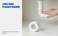 Silicone Self-Fusing Tape, Pipe Waterproof Barrier Repair Tape, Leakproof, High Adhesion, for PVC Pipe Emergency Repair