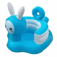 Foldable and Portable Inflatable Training Sofa Multi-Functional Inflatable Sit-up Chair With Music Infant Floor Seat Easy to Clean for Infants, Toddlers, Parents, Bathtime, Feeding Time, Mealtime, Playtime