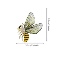 Bee Brooch Pin Sparkling Bee Brooch Pin Glittering Accessory Delicate for Women, Parties, Weddings