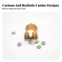 Canine Figurine Dog Model High Detail Resin Canine Figurine Model Realistic Muscular Dog Figurine for Collectors, Hobbyists, Micro Landscapes