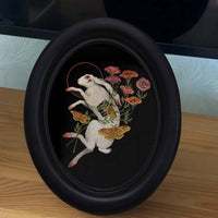 Tabletop Picture Frame Protects Photos Oval Picture Frame Simple Elegant Residential Design Decoration for Desk