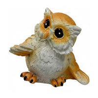Owl Figurine Miniature Owl Figurine Compact for Gardeners, Collectors, Micro-Landscape, Desktop, Windowsill