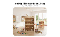 Childchild-safe Multi-Tier children's Organizer Stable frame kids' Furniture Large Capacity shelving unit Space-Saving for Toddlers, Kindergarten educators, Parents, Playroom, Nursery, Living Room, Bedroom
