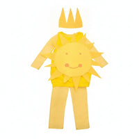 Soft Material Sun Costume Outfit Long-Sleeve Sun-Themed Costume Bright Colors Dress-up Clothing Fun Design for Children, Cosplay