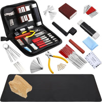 Guitar Maintenance Kit Featuring a Work Mat Portable Guitar Repair Kit with Mat Professional-Grade for Luthiers, Home Workshop, Music Studio