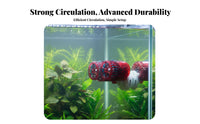 Aquarium Water Circulator Suction Cup Mount Fish Tank Current Pump Anti-Backflow Function Mini Water Circulation Pump for Freshwater Tanks