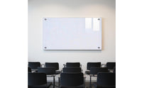 Attractive Glass Whiteboard Ultra-White Tempered Glass Whiteboard Office Display Glossy Polished for Teaching, Training