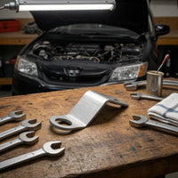 K-Swap Cooling Unit Bracket Metal-and-Rubber Cooling Unit Bracket Kit with Hardware for DIY Mechanics, Engine Bay