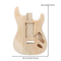 ST Guitar Body Lightweight DIY Guitar Body Personalized for Luthiers