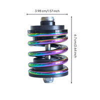 Folding Bike Shock Absorber Iridescent Cycle Shock Absorber Alloy Damping Damper for Commuters