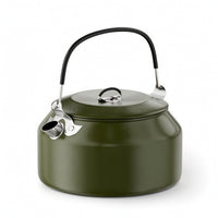 Camping Kettle Stainless Steel Kettle with Heat-Resistant Handle Boiling Water Pot Portable for Campers, Outdoor Cooking, Picnic