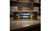 1:64 Diecast Display Case Enclosed Themed Diorama Display Flat Roof Diecast Garage Diorama