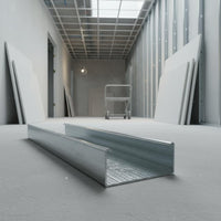 Raised Side Flanges Light Steel Keel Profile Textured Galvanized Steel Keel for Ceiling Framing