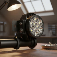 Combined Alarm Light Waterproof Unified Front Lighting System with Alarm Long Range Illumination LED Front Light for Electric Cycle Riders