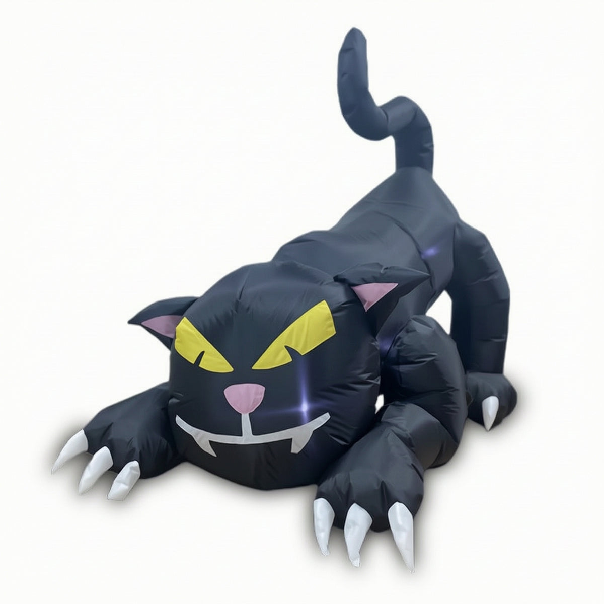 Inflatable Cat Crouching Cat Inflatable Holiday Decorations for Yard