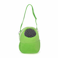 Soft-Sided Pet Backpack with Shoulder Strap Breathable Pet Carrier with Mesh Door Padded Small Animal Carrier Long-Lasting for Travel