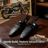 2 Pieces Electric Cycle Rear Pedals Easy Installation Electric Scooter Footrests Passenger Foot Pedals Rust Resistant