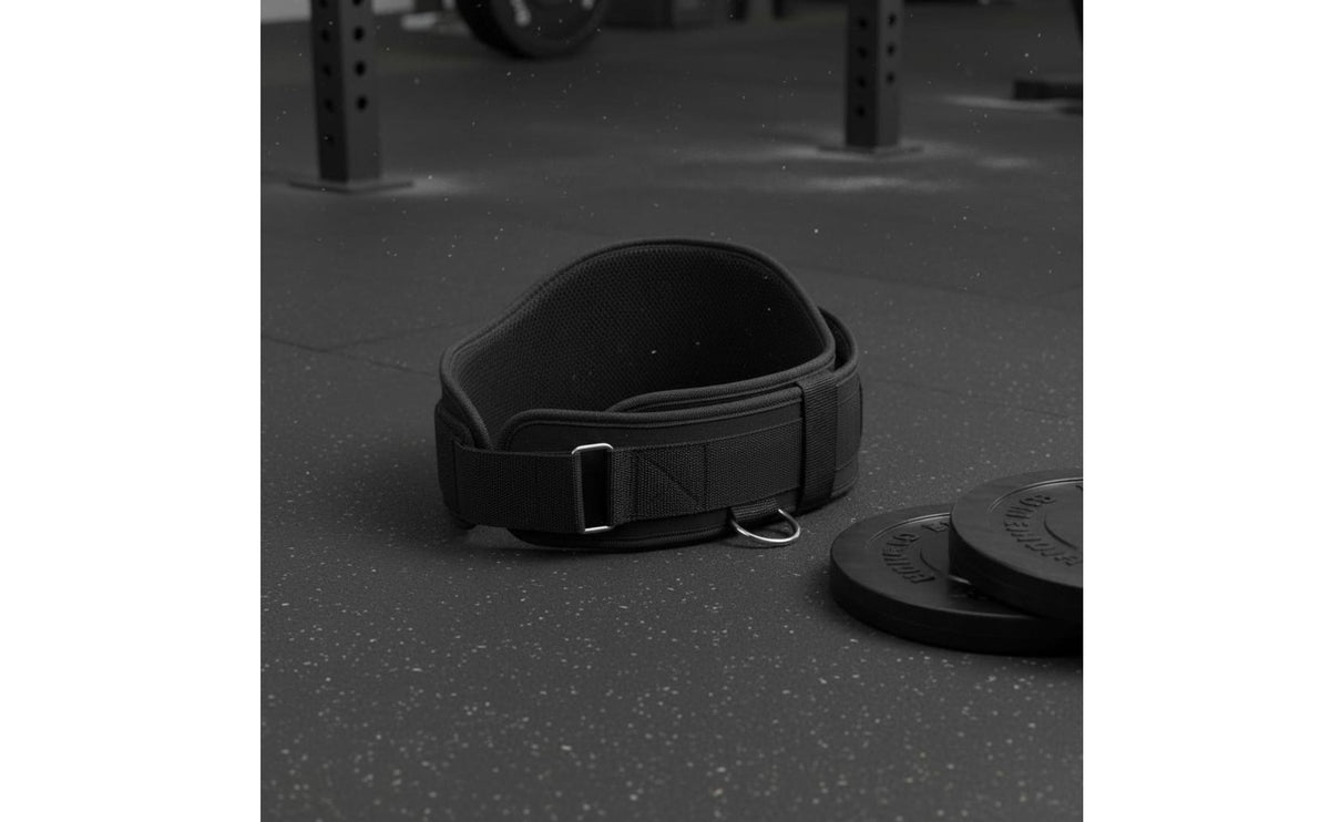 Heavy-Duty Training Belt with Chain Wear Resistant Weighted Lowering Belt Self-Locking Buckle for Bodybuilders