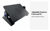 Improves Posture Adjustable Under-Desk Footrest Non-Slip Surface Massaging Foot Platform Sturdy Construction Erand Proceednomic Aid Portable for Students, Children, Distant Workers, Study Room, Home, Gaming, Travel