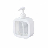 Travel Liquid Dispenser Bottle, Portable Pump Bottle, Shampoo, Body Wash, Laundry, Transparent Empty Container