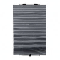 Pleated Window Blackout Shade Easy to Install Blackout Window Cover Temporary
