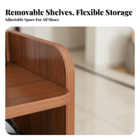 360° Rotation Rotating Shoe Cabinet Space-Saving Cylindrical Shoe Rack Versatile Use Vertical Rotating Tray Organizer Easy Assembly for Apartment Dwellers, Homeowners, Entryway, Hallway, Dressing Room, Bedroom